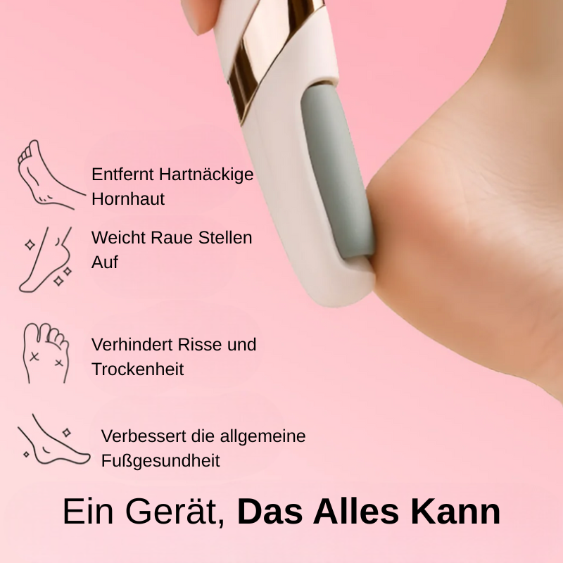 Easyheels – Fuß-Exfoliator & Hornhautentferner