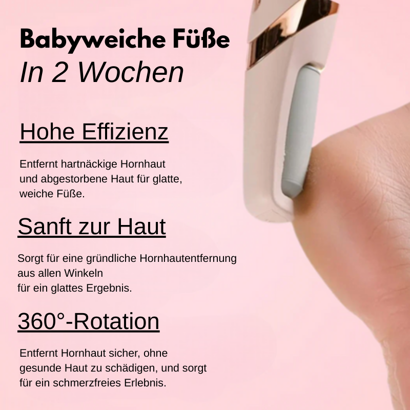 Easyheels – Fuß-Exfoliator & Hornhautentferner
